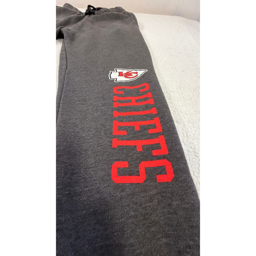 NFL Kansas City Chiefs Fleece Gray Sweatpants Women S Excellent